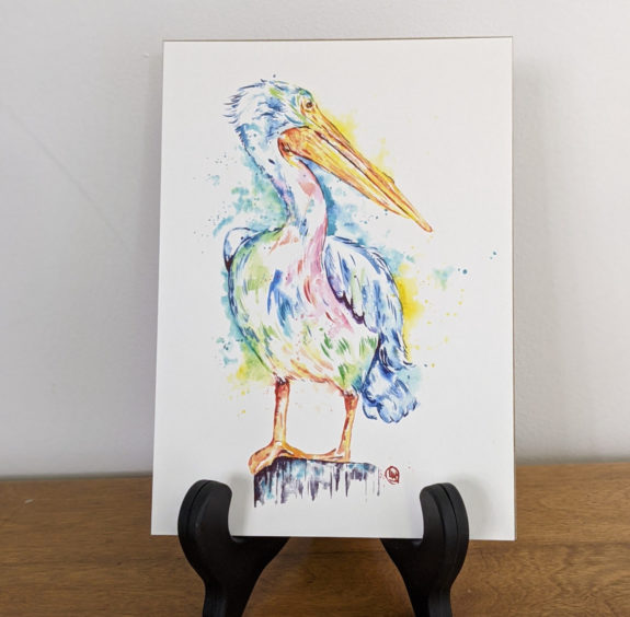LW 5×7 Print- pelican